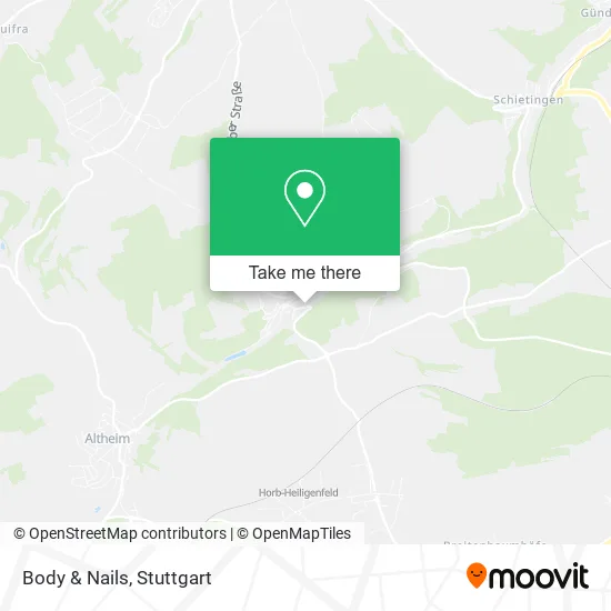 Карта Body & Nails