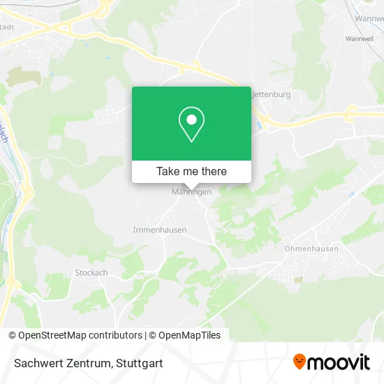 Карта Sachwert Zentrum