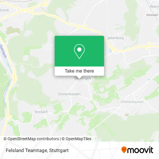 Карта Felsland Teamtage