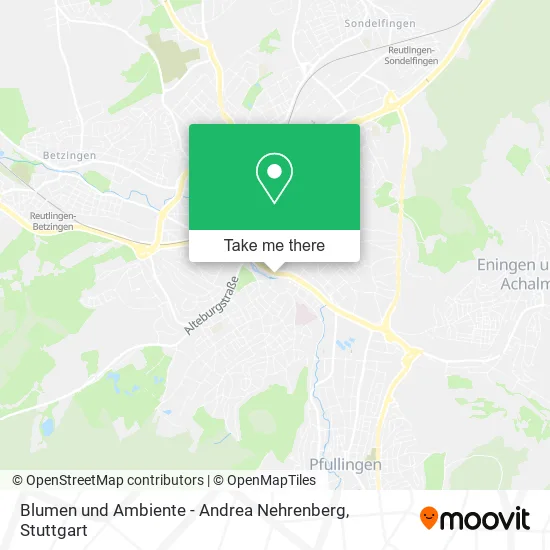 Карта Blumen und Ambiente - Andrea Nehrenberg