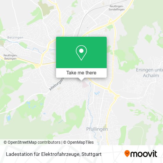 Ladestation für Elektrofahrzeuge map