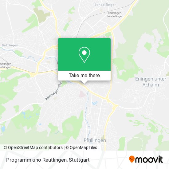 Programmkino Reutlingen map