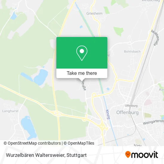 Карта Wurzelbären Waltersweier