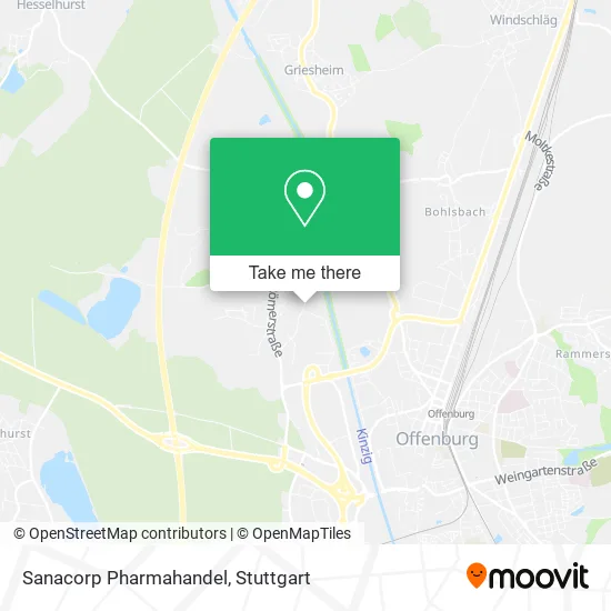 Карта Sanacorp Pharmahandel