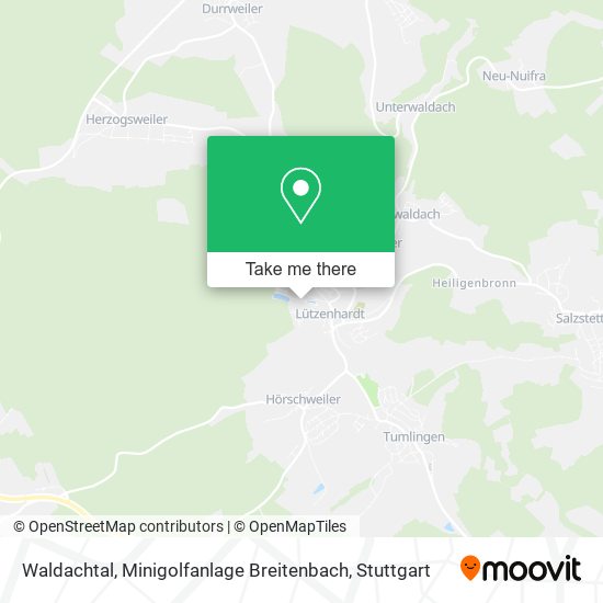 Карта Waldachtal, Minigolfanlage Breitenbach