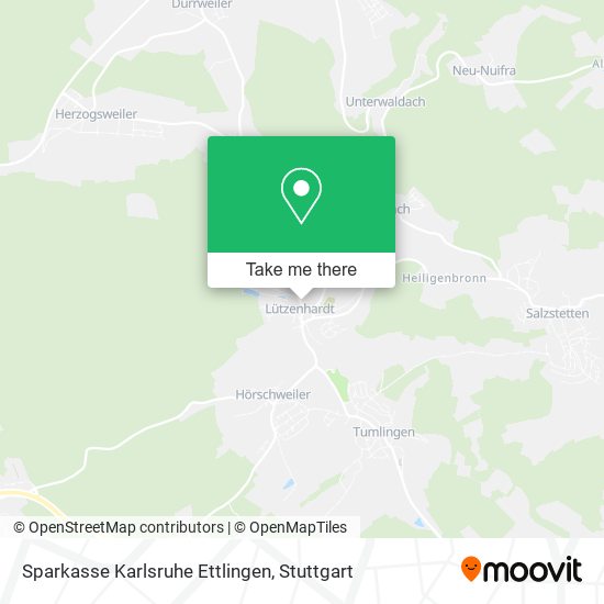 Sparkasse Karlsruhe Ettlingen map