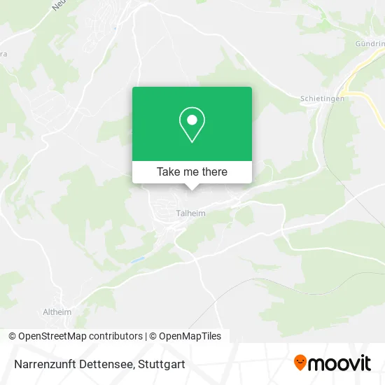 Карта Narrenzunft Dettensee