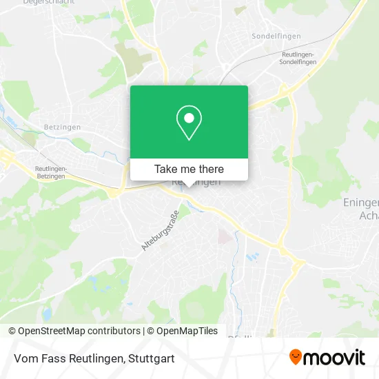 Карта Vom Fass Reutlingen