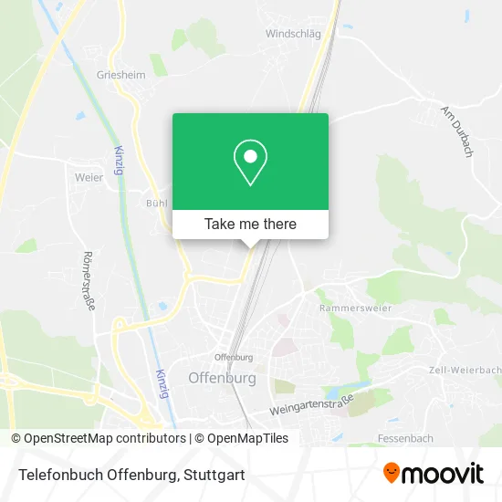 Карта Telefonbuch Offenburg