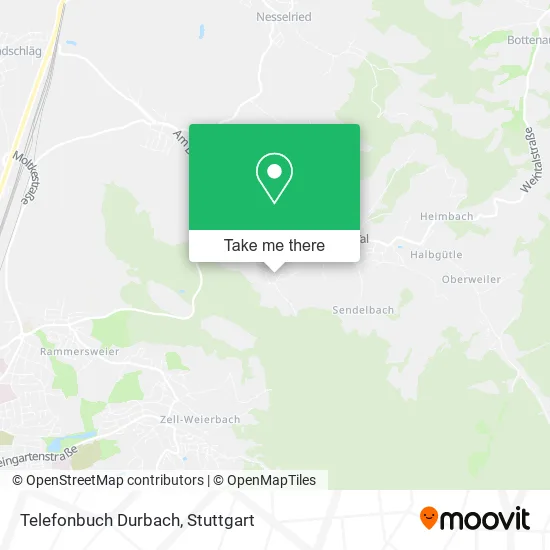 Карта Telefonbuch Durbach