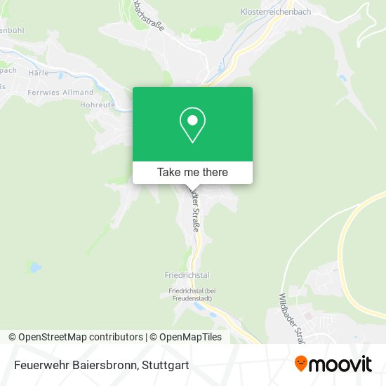Feuerwehr Baiersbronn map