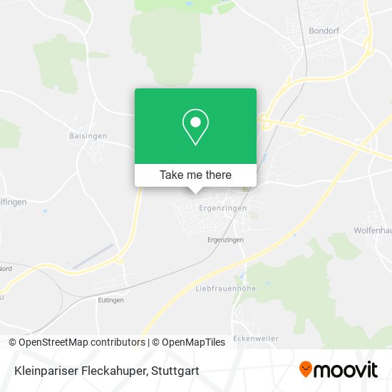 Карта Kleinpariser Fleckahuper