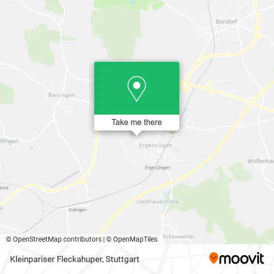 Карта Kleinpariser Fleckahuper