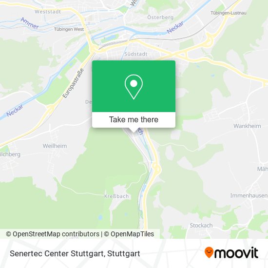 Карта Senertec Center Stuttgart