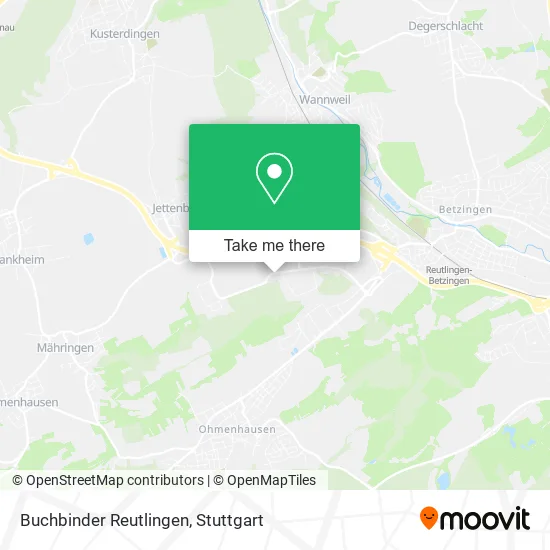 Карта Buchbinder Reutlingen