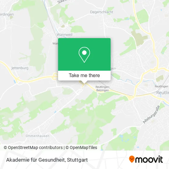 Карта Akademie für Gesundheit