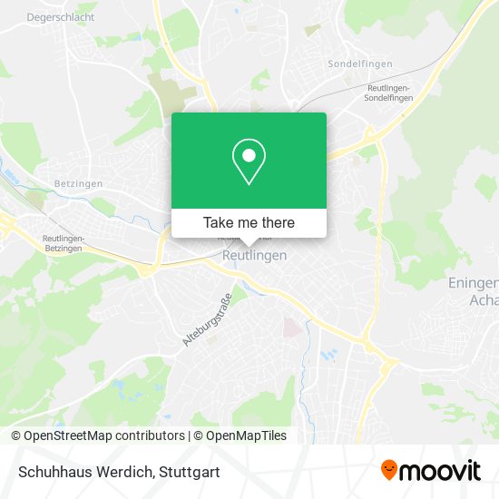 Schuhhaus Werdich map