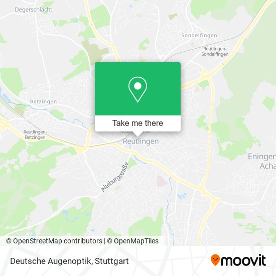 Deutsche Augenoptik map
