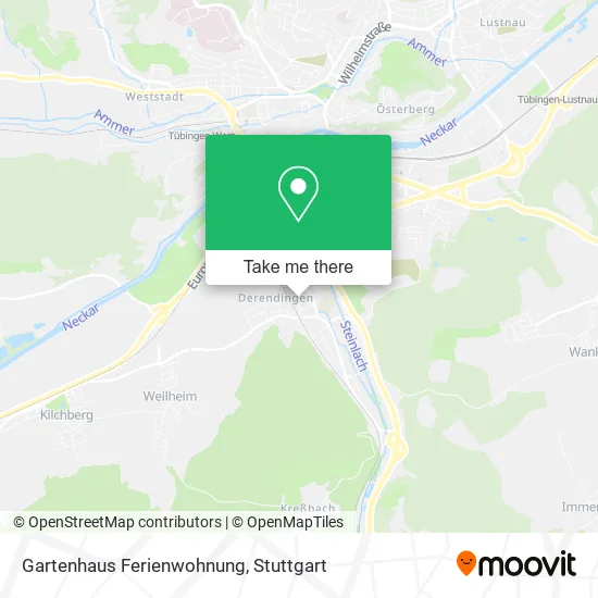 Карта Gartenhaus Ferienwohnung