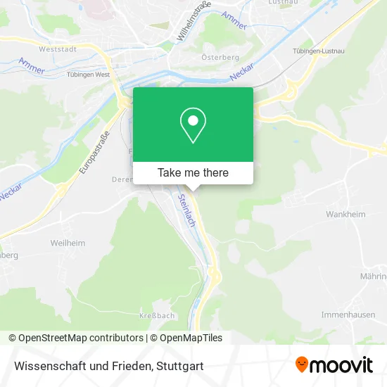 Карта Wissenschaft und Frieden