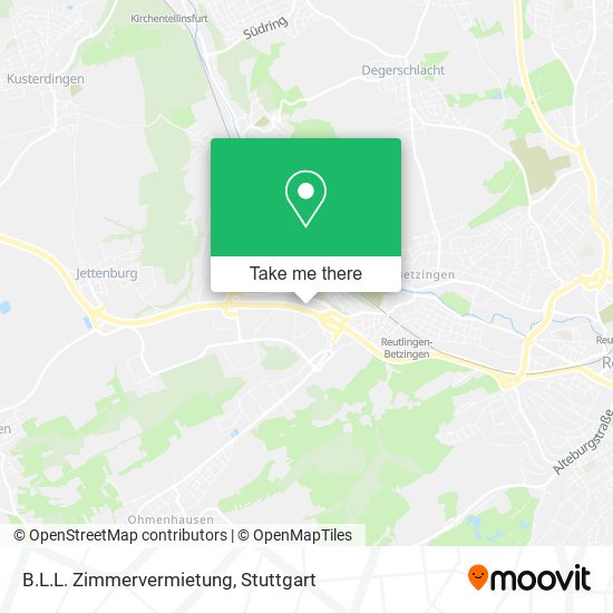 B.L.L. Zimmervermietung map