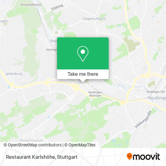 Restaurant Karlshöhe map