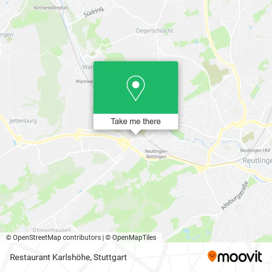 Карта Restaurant Karlshöhe