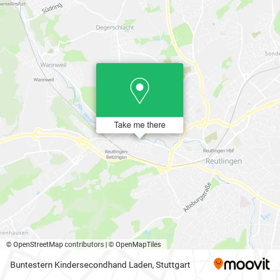 Карта Buntestern Kindersecondhand Laden