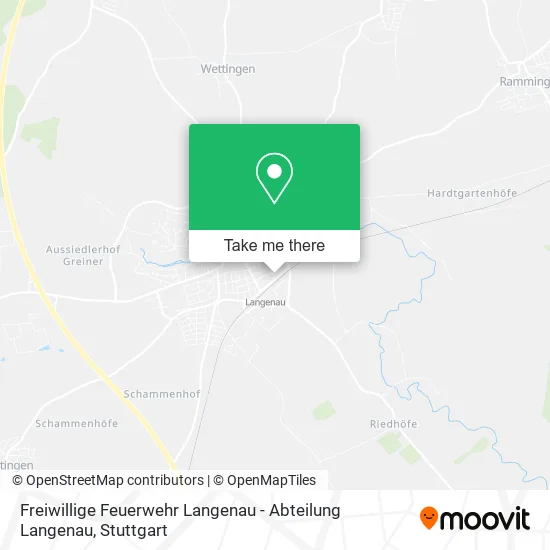 Карта Freiwillige Feuerwehr Langenau - Abteilung Langenau
