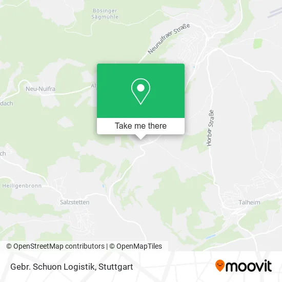 Карта Gebr. Schuon Logistik