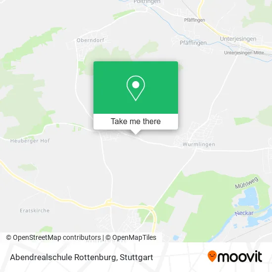 Карта Abendrealschule Rottenburg