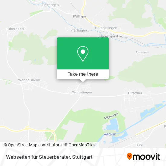 Карта Webseiten für Steuerberater