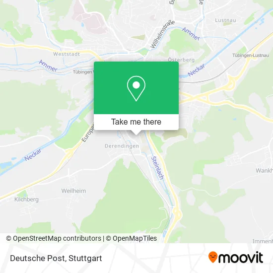 Карта Deutsche Post