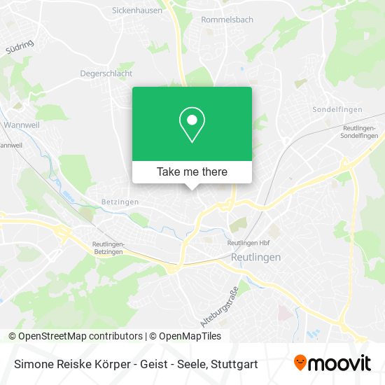 Simone Reiske Körper - Geist - Seele map