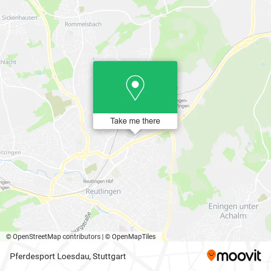 Карта Pferdesport Loesdau