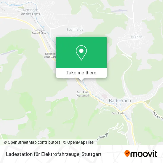 Карта Ladestation für Elektrofahrzeuge