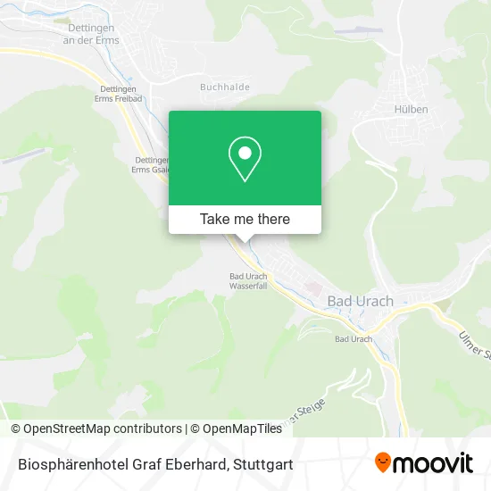 Карта Biosphärenhotel Graf Eberhard