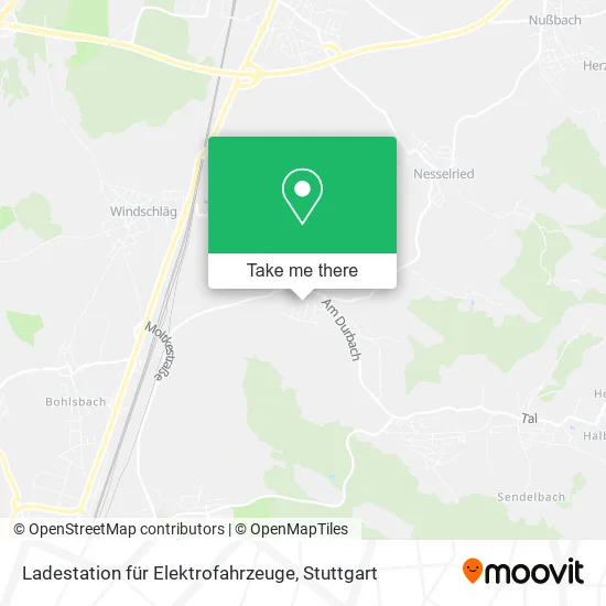 Карта Ladestation für Elektrofahrzeuge