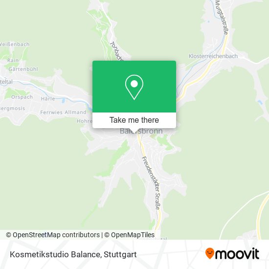 Kosmetikstudio Balance map