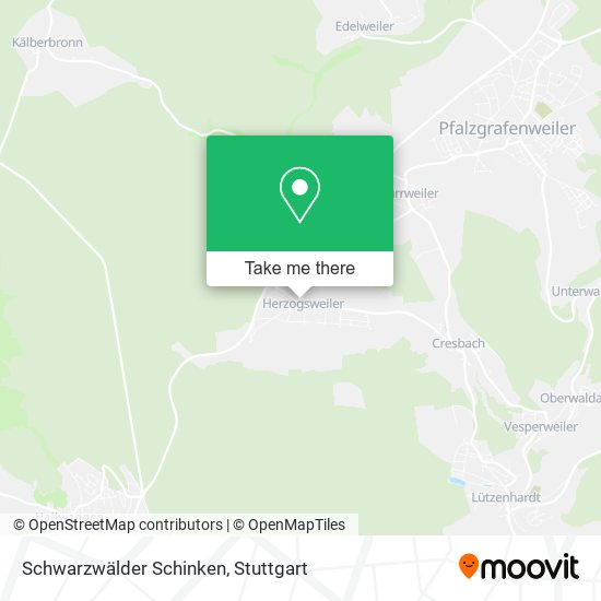 Карта Schwarzwälder Schinken