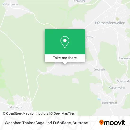 Карта Wanphen Thaimaßage und Fußpflege