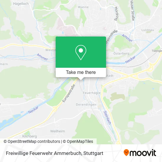 Карта Freiwillige Feuerwehr Ammerbuch