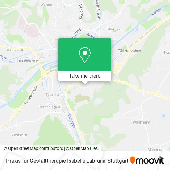 Карта Praxis für Gestalttherapie Isabelle Labruna
