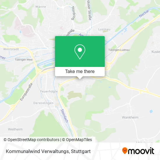 Карта Kommunalwind Verwaltungs