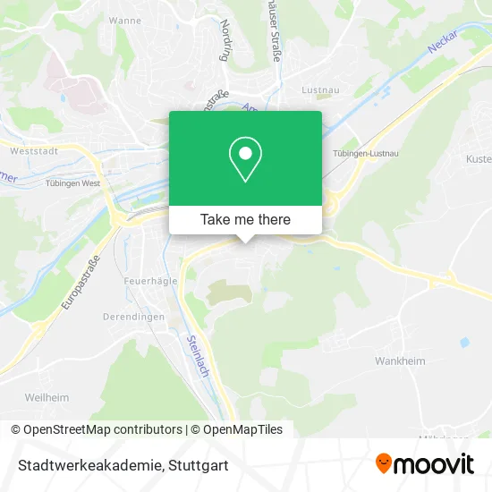 Карта Stadtwerkeakademie