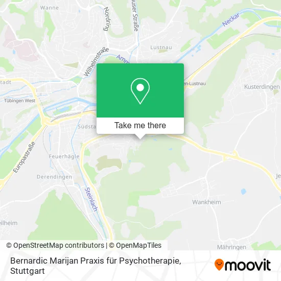 Карта Bernardic Marijan Praxis für Psychotherapie