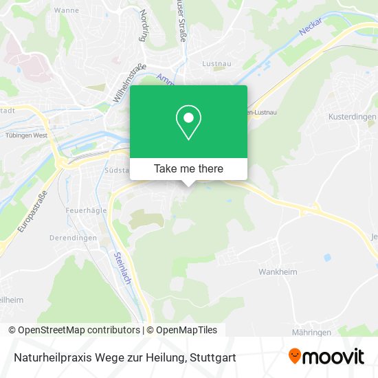 Naturheilpraxis Wege zur Heilung map