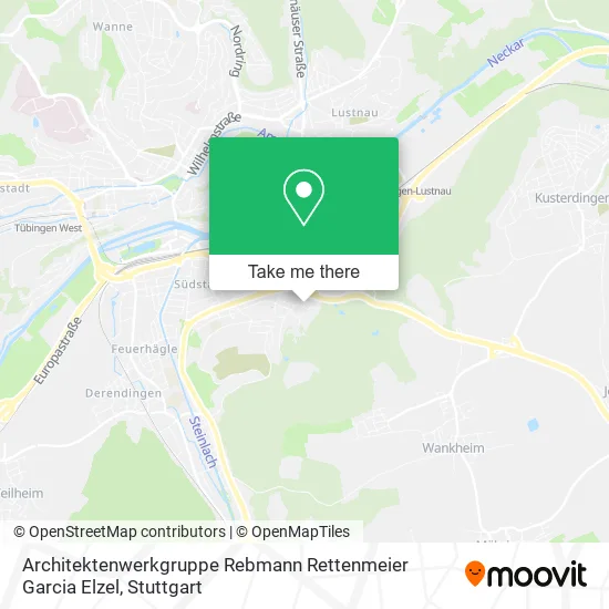 Карта Architektenwerkgruppe Rebmann Rettenmeier Garcia Elzel