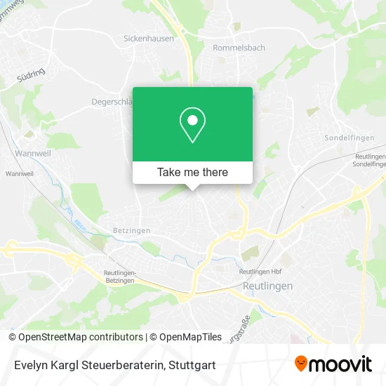 Карта Evelyn Kargl Steuerberaterin