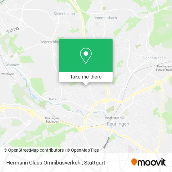 Карта Hermann Claus Omnibusverkehr